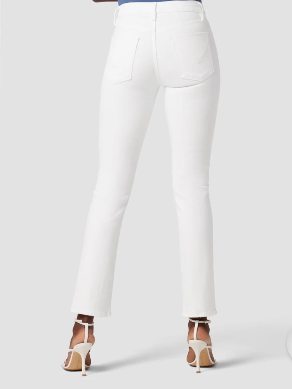 Hudson Jeans White Skinny Women's Denim Niko Midrise
